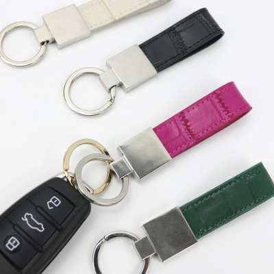 Car Key Crocodile Pattern Key Holder Keychain Key ring for women men